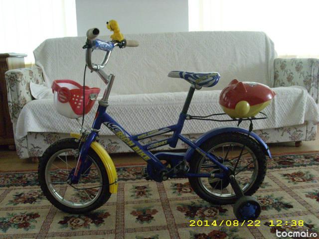 Bicicleta pentru copii pana la varsta de 8 ani