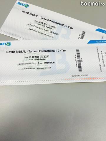 Bilet concert david bisbal