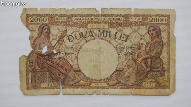 Bancnota veche de colectie 1944
