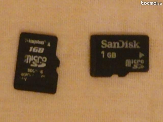Card memorie microSD 1 GB SanDisk/ Kigston