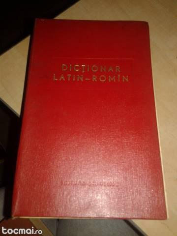 Dictionar latin- roman