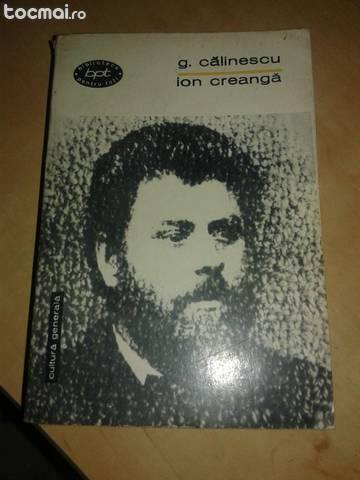 George Calinescu - Ion Creanga