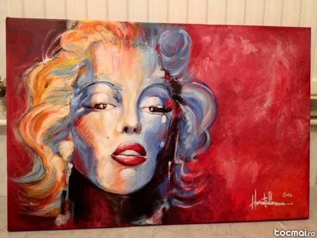 Tablou Marilyn Monroe pe panza 40x60