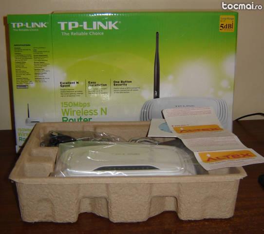 Router wireless tp- link tl- wr740n garantie , in cutie
