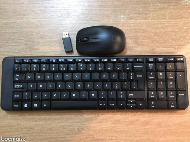 Tastatura mouse wireless Logitech