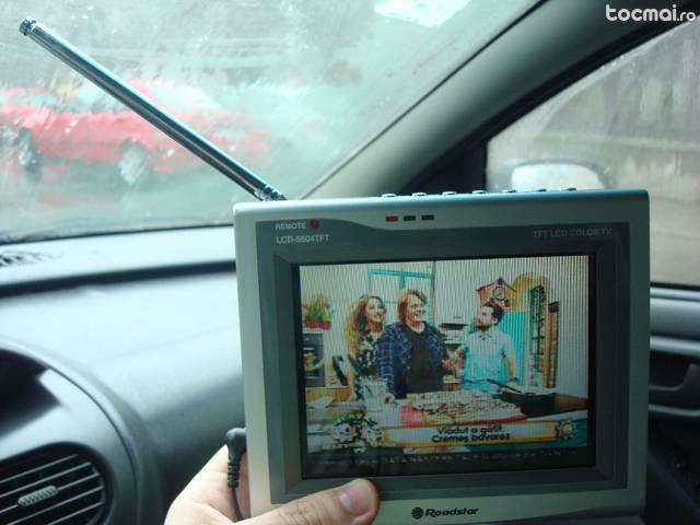 Televizor portabil monitor lcd color roadstar trimit intara