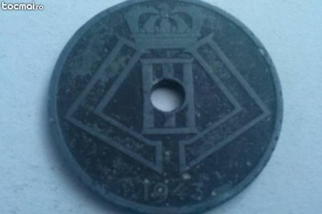 moneda 25 centimes 1943- Belgia