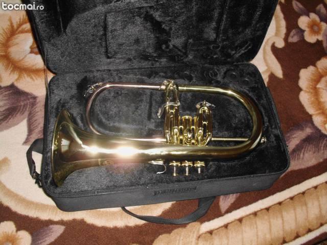 Frigon Bach Stradivarius model 183 profesional argintat USA