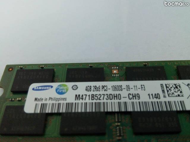 4GB DDR3 Laptop, 1333Mhz, Brand Samsung, Testati