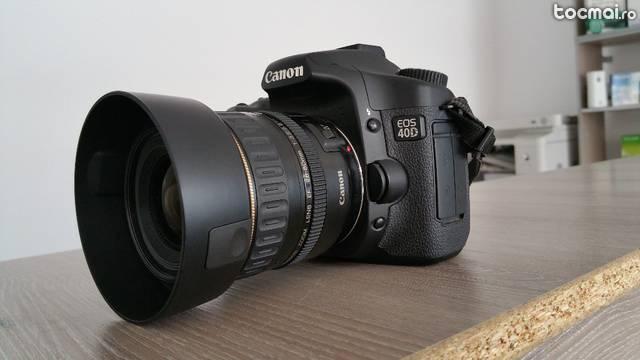 Aparat Foto Profesional Canon 40D+Obiectiv Canon USM 28- 80mm