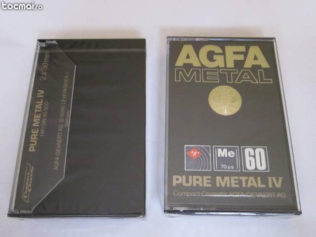 Casete audio sigilate AGFA Pure Metal IV 60