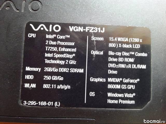 Dezmembrez Sony Vaio VGN - FZ31J
