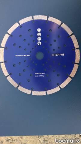 Disc diamantat segmentat 230 mm intervis blue