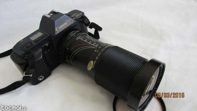 Foto canon t 70 cu obiectiv exakta 28- 200mm