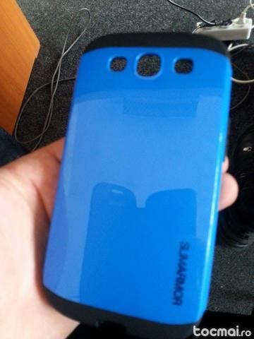 Husa Slim Armor Samsung Galaxy S3 ( III ) albastra