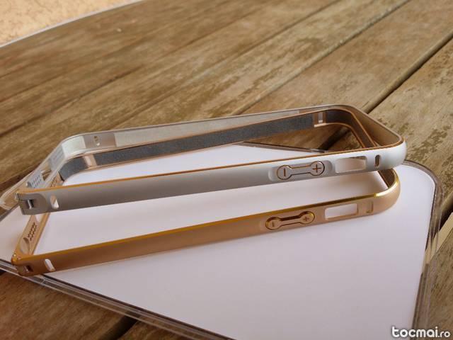Iphone 5s- bumper aluminiu nou- husa ultra slim 0, 5mm