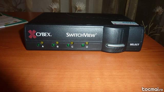 KVM switch 4 porturi