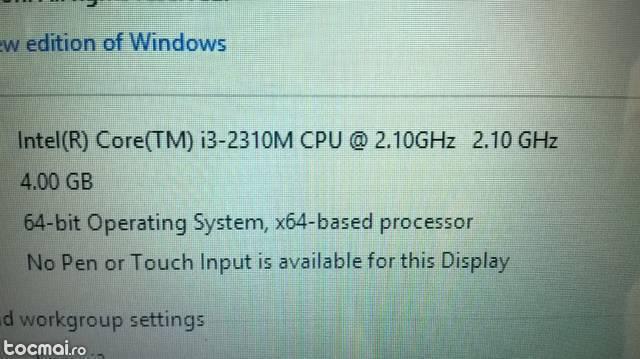 laptop i3 cu Windows 8. 1