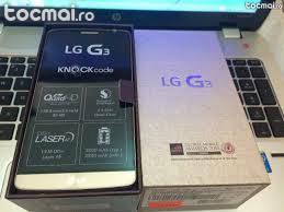 Lg g3 white gold sigilat full box liber retea 16