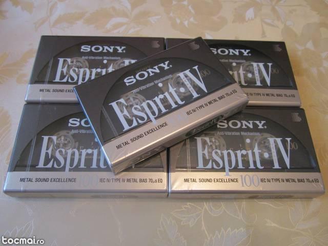 Lot 5 casete audio sigilate SONY Esprit metal
