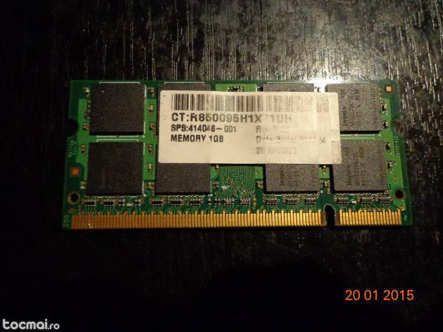Memorie laptop Hynix 1GB/ DDR2/ 667 mhz