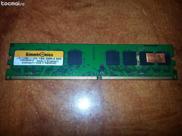 Memorie PC DDR2 Simmtronics / 1 GB / 800 Mhz