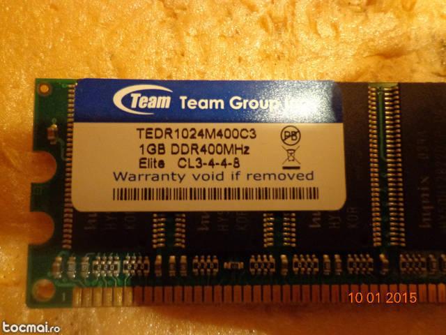Memorie PC Team Group DDR400/ 1 GB / Impecabila