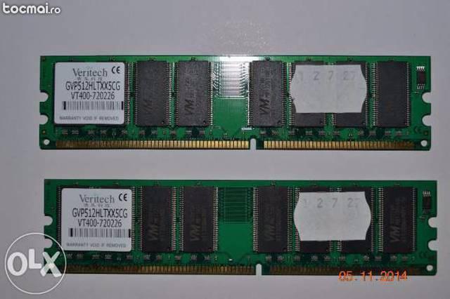 Memorie RAM Desktop 1gb DDR400 Veritech
