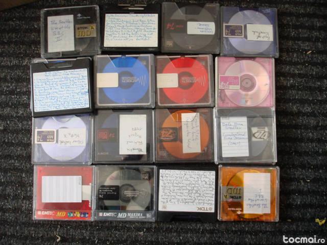 Minidisc 134 buc colectie muzica diverse