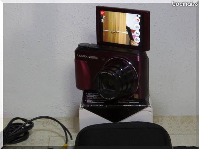 Panasonic Lumix DMC- TZ55 - Red - 16. 0MP, 20x Optical Zoom