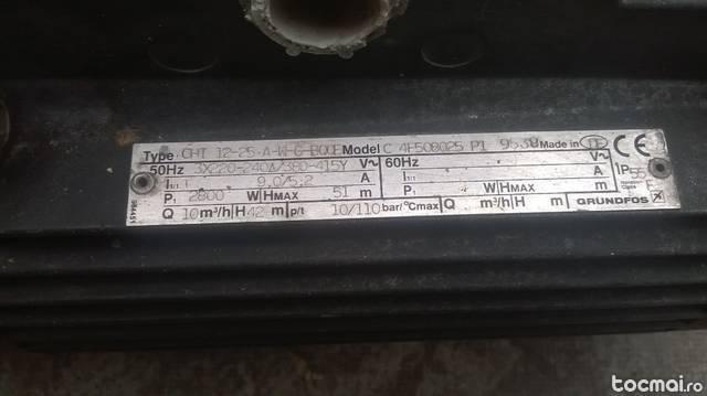 Pompa debit mare 10 mc/ h trifazata