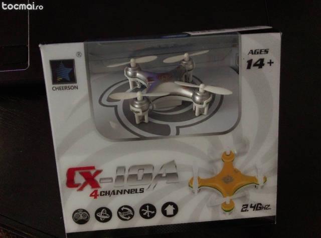 Quadcopter Cheerson CX- 10 A(noua versiune)mini drona+BONUS