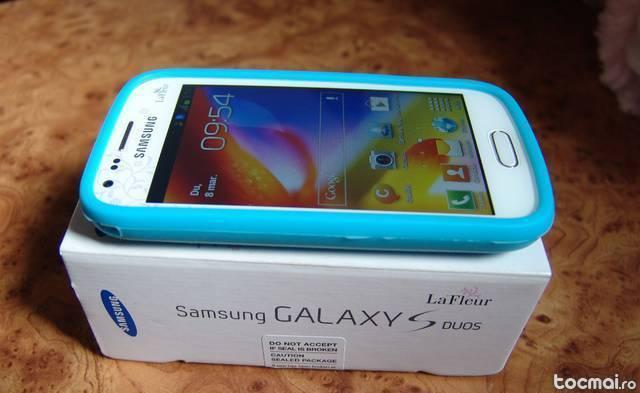 Samsung Galaxy S Duos S7562 White La Fleur