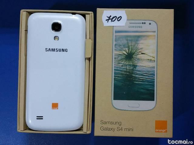 Samsung galaxy S4 mini alb orange i9195