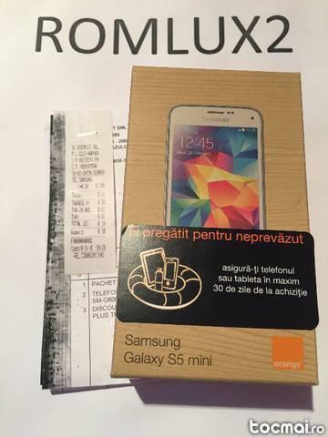 Samsung galaxy s5 mini g800f alb 16 gb, liber de retea