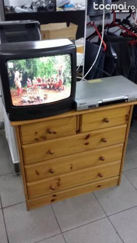 televizor diagonala 36 cm si dvd Pioneer, import germania