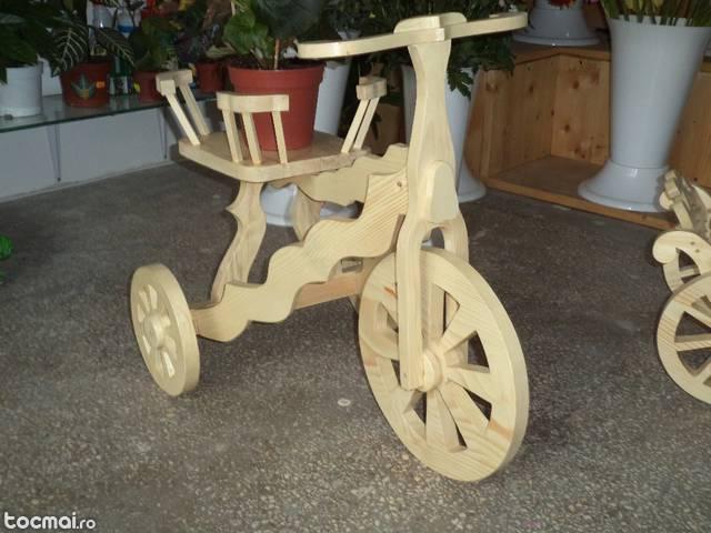 tricicleta lemn