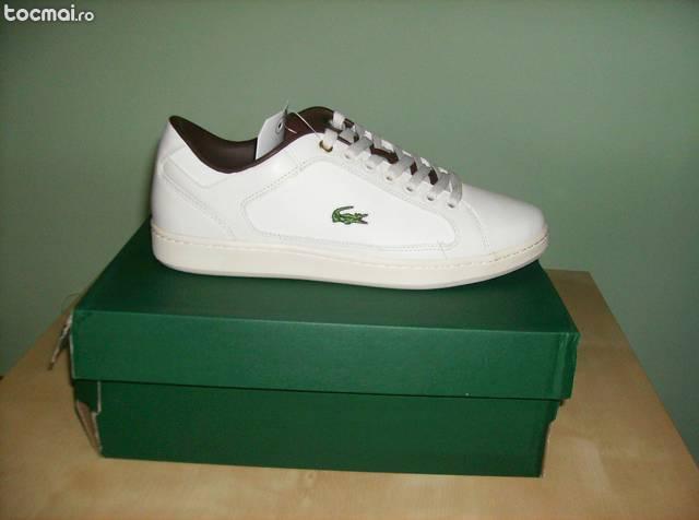 Adidasi Lacoste Mens Nistos Tribute Trainers marimea 42