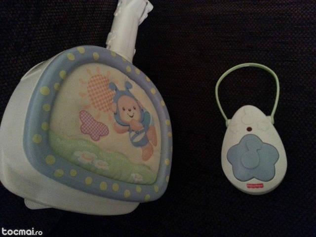 Caruselul muzical Fisher Price Butterfly Dreams