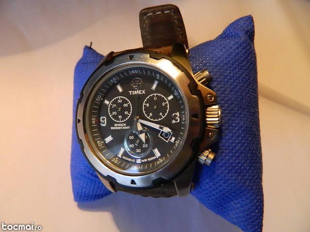 Ceas barbatesc TIMEX 100M , Chrono , Indiglo Shock Resistant