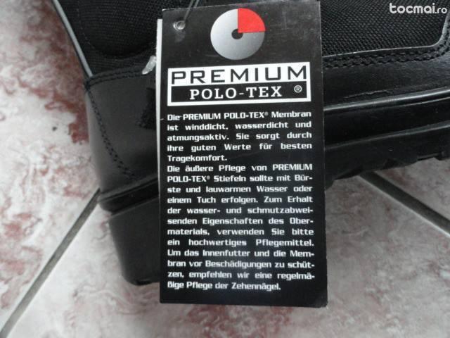 Cizme moto dama- 37- Premium POLO Tex- noi