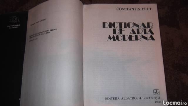 Constantin Prut - Dictionar de arta moderna