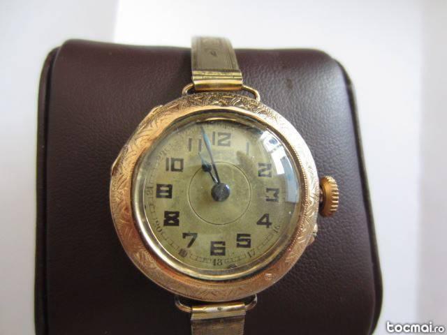 Elvetia - ceas mecanic de aur de buzunar 1882- 1933