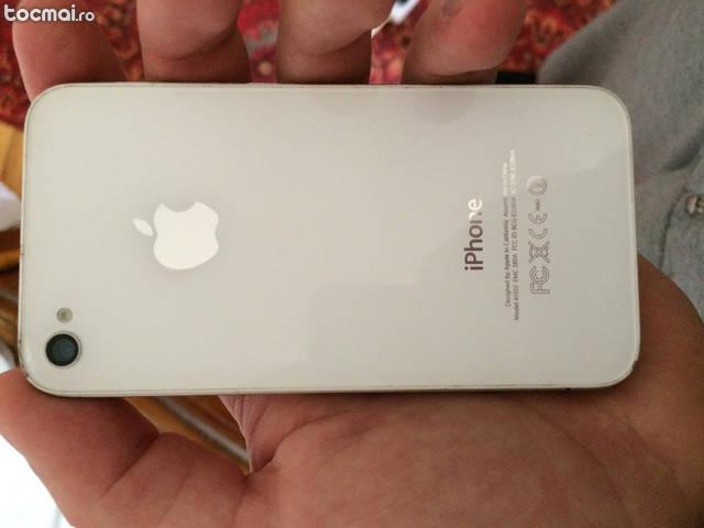 iPhone 4 16gb alb liber de retea, pentru piese !!!