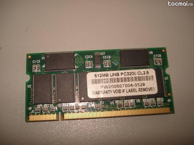Memorie RAM DDR1 laptop 512mb