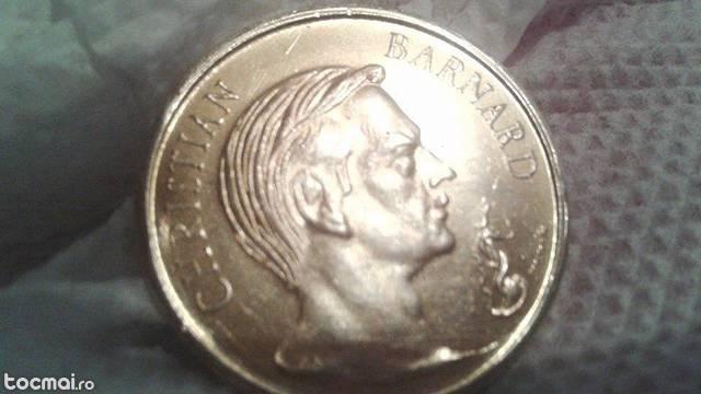 Moneda Comemorativa foarte rara Christian Barnard G. B