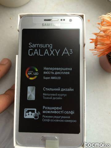 Samsung a3, duos, gri, nou. .