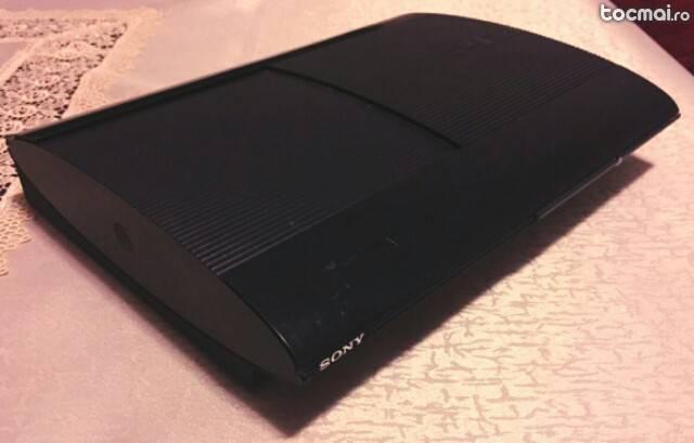 Sony playstation 3 ultra slim 500 gb move pack+10 jocuri