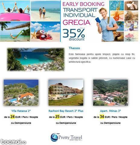 Thassos, Grecia - Individual ! Early Booking !