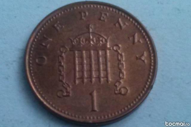 moneda 1 penny 2007- Anglia